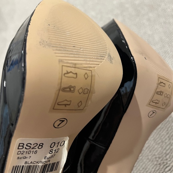 Le Chateau Patent Leather Heel Pump Platform Shoe Stiletto Blade Lolita 6 6.5 36 - Picture 6 of 12